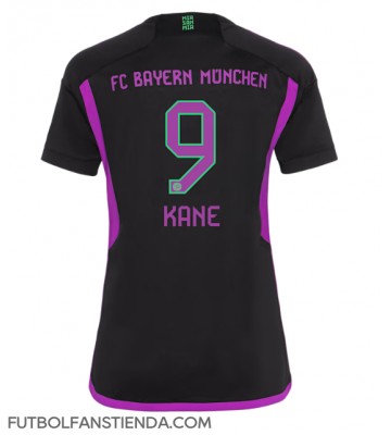 Bayern Munich Harry Kane #9 Segunda Equipación Mujer 2023-24 Manga Corta